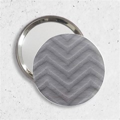 White Fabric Pattern Textile 2 25  Handbag Mirrors by Sapixe