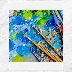 Artist Palette And Brushes Canvas 12  X 16   by FunnyCow