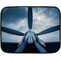 Propeller - Sky Challenger Fleece Blanket (mini) by FunnyCow