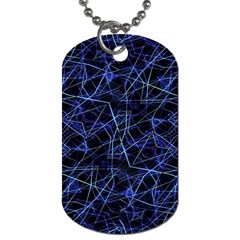 Galaxy Linear Pattern Dog Tag (one Side) by dflcprints
