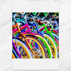 Colorful Bicycles In A Row Canvas 12  X 18   by FunnyCow