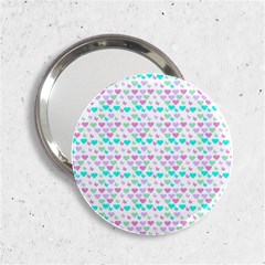 Hearts Butterflies White 1200 2 25  Handbag Mirrors by snowwhitegirl
