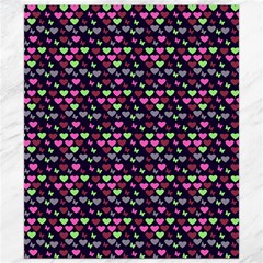 Hearts Butterflies Blue Pink Canvas 8  X 10  by snowwhitegirl