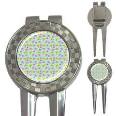 Blue Star Yellow Hats 3-in-1 Golf Divots by snowwhitegirl