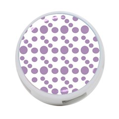 Violet Dots 4-port Usb Hub (one Side) by snowwhitegirl