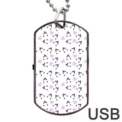 Black Hats Dog Tag Usb Flash (one Side) by snowwhitegirl