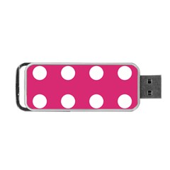 Pink Dot Portable Usb Flash (one Side) by snowwhitegirl
