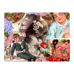 Victorian Collage Double Sided Flano Blanket (mini)  by snowwhitegirl