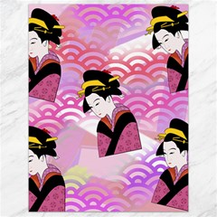 Japanese Abstract Pink Canvas 18  X 24   by snowwhitegirl