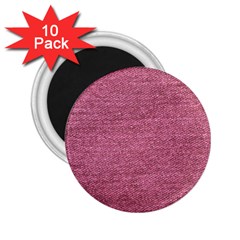 Pink  Denim 2 25  Magnets (10 Pack)  by snowwhitegirl