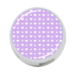 Hearts Dots Purple 4-port Usb Hub (two Sides) by snowwhitegirl