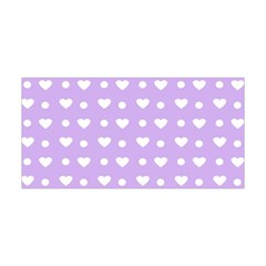 Hearts Dots Purple Yoga Headband by snowwhitegirl