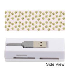 Antique Flowers Pink Memory Card Reader (stick) by snowwhitegirl