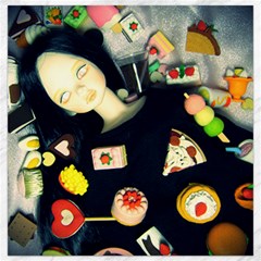Food Canvas 12  X 12   by snowwhitegirl