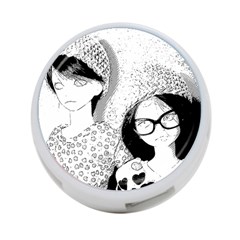 Twins 4-port Usb Hub (two Sides) by snowwhitegirl