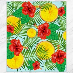 Orange Tropics Blue Canvas 8  X 10  by snowwhitegirl