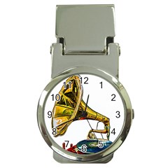 Vintage Gramophone Money Clip Watches by FunnyCow