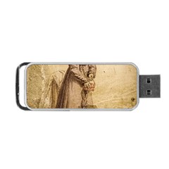 Lady 2507645 960 720 Portable Usb Flash (two Sides) by vintage2030