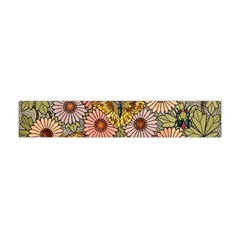 Flower And Butterfly Flano Scarf (mini) by vintage2030