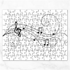 Music Partition Rectangular Jigsaw Puzzl by alllovelyideas