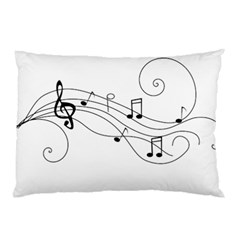 Music Partition Pillow Case (two Sides) by alllovelyideas