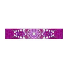 Wonderful Star Flower Painted On Canvas Flano Scarf (mini) by pepitasart