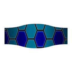 Hexagon Background Geometric Mosaic Stretchable Headband by Sapixe