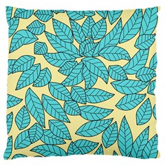 Leaves Dried Leaves Stamping Large Cushion Case (two Sides) by Sapixe