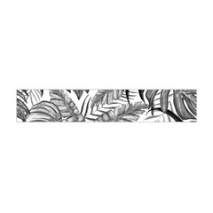 Drawing Leaves Nature Picture Flano Scarf (mini) by Sapixe