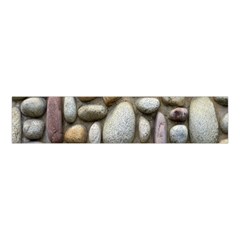 The Stones Facade Wall Building Velvet Scrunchie by Sapixe