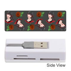 Vintage Flapper Woman Memory Card Reader (stick) by snowwhitegirl