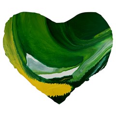 Eden Large 19  Premium Heart Shape Cushions by WILLBIRDWELL