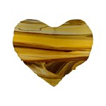 SAND MAN Standard 16  Premium Flano Heart Shape Cushions Front