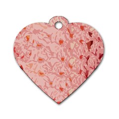 Pink Crochet Dog Tag Heart (two Sides) by snowwhitegirl