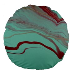 Floating Away Large 18  Premium Flano Round Cushions by WILLBIRDWELL