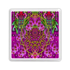 Star Of Freedom Ornate Rainfall In The Tropical Rainforest Memory Card Reader (square) by pepitasart