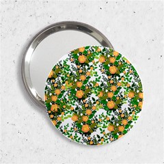 Peach Roses White 2 25  Handbag Mirrors by snowwhitegirl
