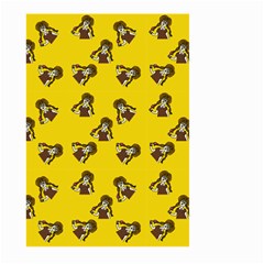 Girl With Popsicle Yello Large Garden Flag (two Sides) by snowwhitegirl