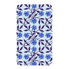 Blue Dot Floral Memory Card Reader (rectangular) by snowwhitegirl