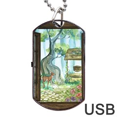 Town 1660349 1280 Dog Tag Usb Flash (two Sides) by vintage2030