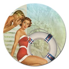 Retro 1135044 1920 Magnet 5  (round) by vintage2030