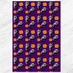 Halloween Skeleton Pumpkin Pattern Purple Canvas 20  X 30  by snowwhitegirl