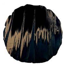 Cavern Large 18  Premium Flano Round Cushions by WILLBIRDWELL