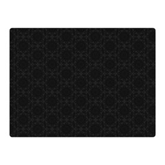 Victorian Paisley Black Double Sided Flano Blanket (mini)  by snowwhitegirl