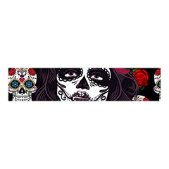 Mexican Skull Lady Velvet Scrunchie by snowwhitegirl