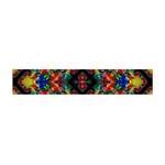 Kaleidoscope Art Pattern Ornament Flano Scarf (Mini) Front