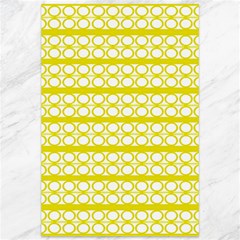 Circles Lines Yellow Modern Pattern Canvas 12  X 18  by BrightVibesDesign