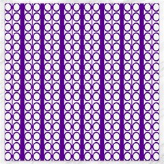 Circles Lines Purple White Modern Design Canvas 16  X 16  by BrightVibesDesign