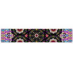 Decorative Ornate Candy With Soft Candle Light For Peace Large Flano Scarf  by pepitasart