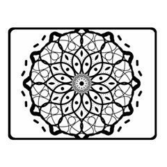 Textura Model Texture Design Lines Double Sided Fleece Blanket (small)  by Simbadda